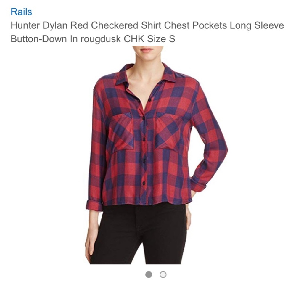 Rails Plaid Red Check Small
